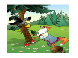Иллюстрация к сказке... «Ворона и лисица» (2 класс), слайд 17