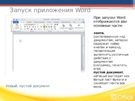 Microsoft Word Создание первого документа Word, часть I, слайд 3