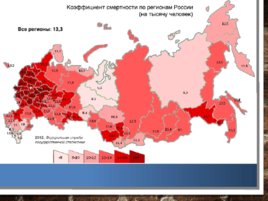 Анализ и оценка демографических процессов, состояния здоровья населения Кемеровской области, слайд 20