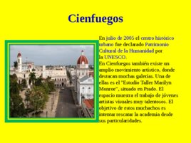 Republca de Cuba Cienfuegos y Santiago de Cuba, слайд 10