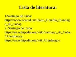 Republca de Cuba Cienfuegos y Santiago de Cuba, слайд 34