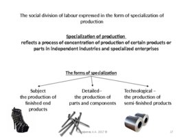 Structure of the world economy Indicates of internationalization International division of labour, слайд 27