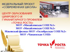 О реализации национального проекта «ОБРАЗОВАНИЕ» на территории Михайловского муниципального района, слайд 5