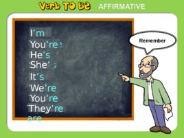 Verb to be ppt flashcards fun activities games grammar guides, слайд 10