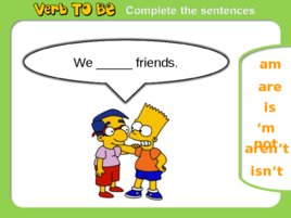 Verb to be ppt flashcards fun activities games grammar guides, слайд 23