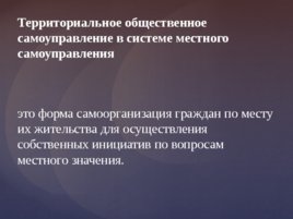 Местное самоуправление в системе народовластия, слайд 27