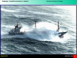 Динамика моря и условия судоходства, слайд 34