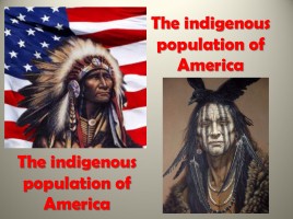 The indigenous population of America