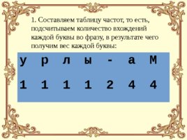 Сжатие информации:"Алгоритм Хаффмана", слайд 18