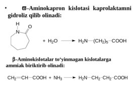 Aminokislotalar. Oqsillar., слайд 15