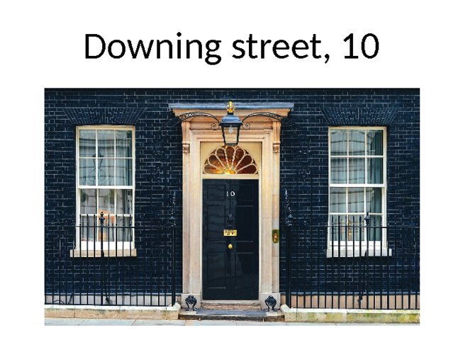10 Downing street