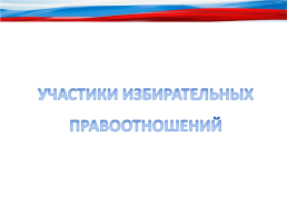 Избирательное право и процесс, слайд 11