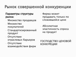 Конкуренция на отраслевых рынках. Лекция 3, слайд 29