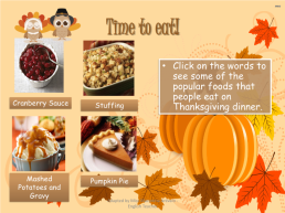 History of thanksgiving. Adapted by miss macarena arévalo - english teacher, слайд 10