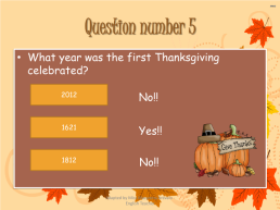 History of thanksgiving. Adapted by miss macarena arévalo - english teacher, слайд 17
