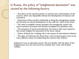 Russia and europe in the age of enlightened absolutism, слайд 14