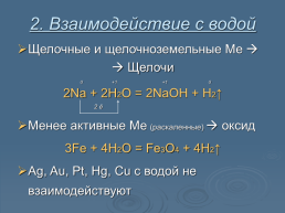 Общие химические свойства металлов, слайд 10