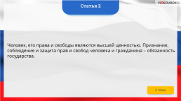 Интерактивная конституция Российской Федерации, слайд 6