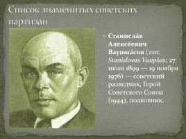 Партизанское движение в годы Великой Отечественной войны, слайд 10