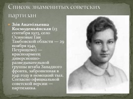 Партизанское движение в годы Великой Отечественной войны, слайд 17