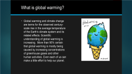 Изменение климата и глобальное потепление, слайд 3