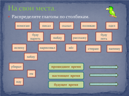 Дидактический материал для уроков русского языка по теме : «Части речи», слайд 12