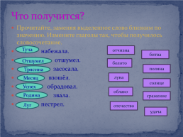 Дидактический материал для уроков русского языка по теме : «Части речи», слайд 23