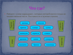 Дидактический материал для уроков русского языка по теме : «Части речи», слайд 29