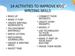 Ways of developing students' writing skills in elementary school, слайд 15