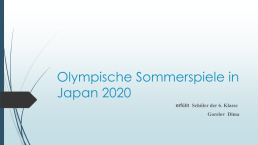 Olympische sommerspiele in japan 2020