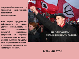 Основные виды экстремистских идеологий и концепций (национал-большевистская партия) часть 2, слайд 10