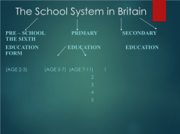 The school systems in great britain and russia, слайд 5