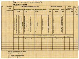 Оценивание метапредметных результатов обучения с помощью карт успешности, слайд 10