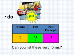 Irregular verbs, слайд 23