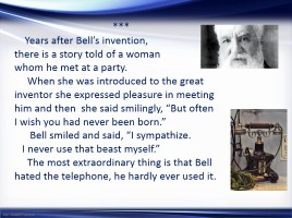 Alexander Graham Bell, слайд 17