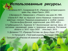 Разнообразие природы Донского края, слайд 42