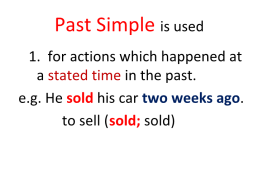 Past simple. Прошедшее простое, слайд 2