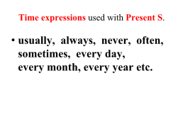Present simple – present continuous, слайд 5