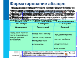 Форматирование текста. Обработка текстовой информации, слайд 5