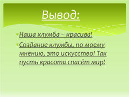 Проект клумбы, слайд 22