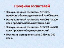 Памяти воинов, умерших от ран и болезней в Тавдинских эвакогоспиталях, слайд 5