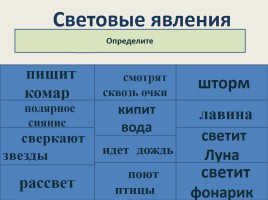 Определите физические тела