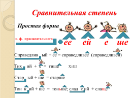 Урок русского языка в 6 классе степени сравнения имен прилагательных, слайд 4