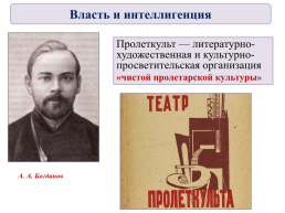 История России , 10 класс. Тема урока:. «Идеология и культура периода гражданской войны», слайд 32