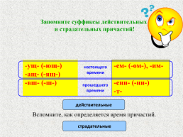 Урок русского языка в 7 классе. Действительные и страдательные причастия, слайд 18
