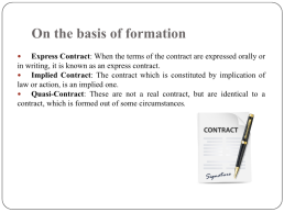 Types of contract, слайд 4