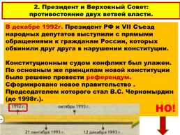 Становление новой россии 1992 1993 годы презентация