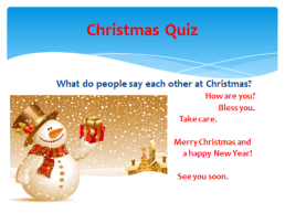Christmas quiz, слайд 9