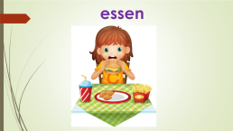 Интерактивный тренажёр к урокам немецкого языка в 3 классе по теме «Еssen und trinken», слайд 55