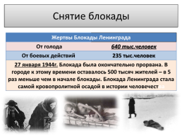 8 Сентября 1941 - 27 января 1944, слайд 13